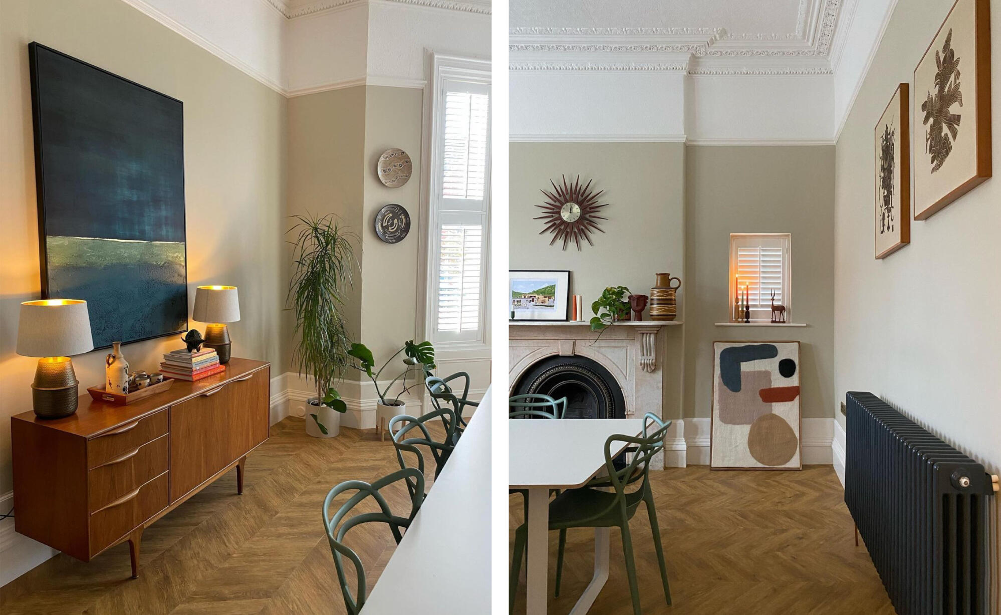 Carpenters Oak Chevron LVT Flooring