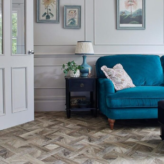 Blonde Oak Basket Weave