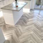 Glacier Oak Herringbone | LVT Flooring | J2 Flooring