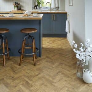 Carpenters Oak Herringbone - Sample Piece