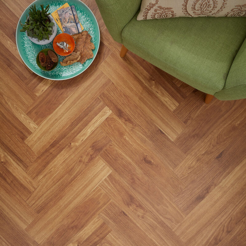 RTP02 Golden Oak Parquet Close-Up
