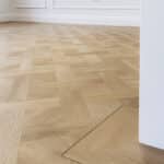 Naked Oak Basket Weave LVT flooring