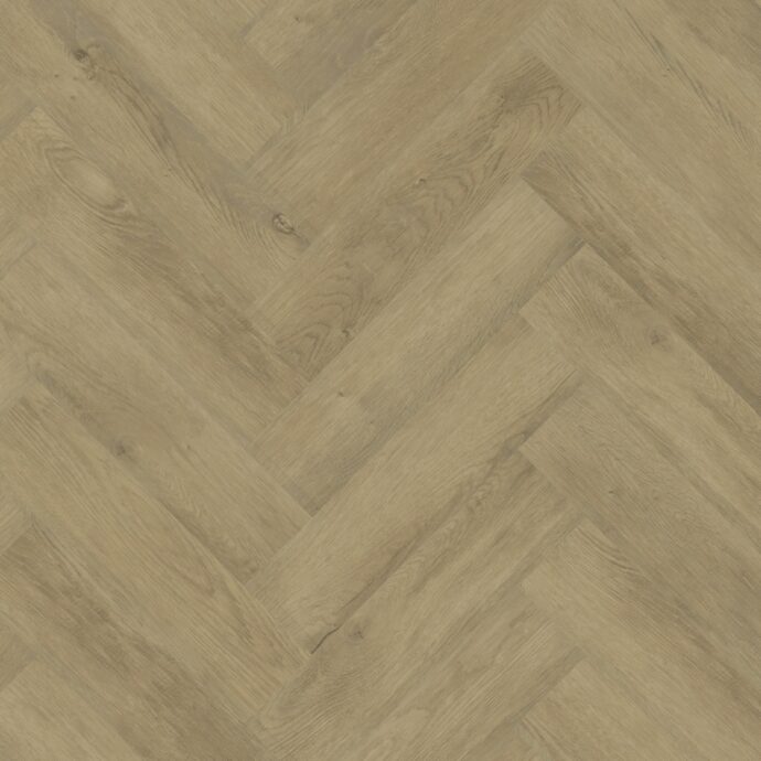 Muted Oak Herringbone