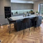 Golden Oak Herringbone | LVT Flooring | J2 Flooring