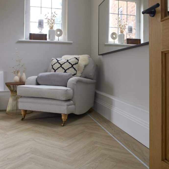 Spring Oak Herringbone