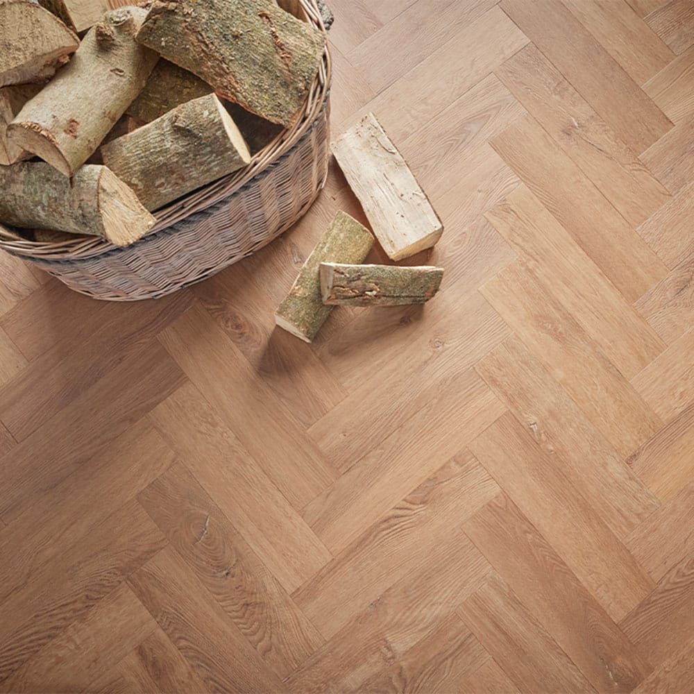 Lifestyle shot of ashdown herringbone iCONIC range.