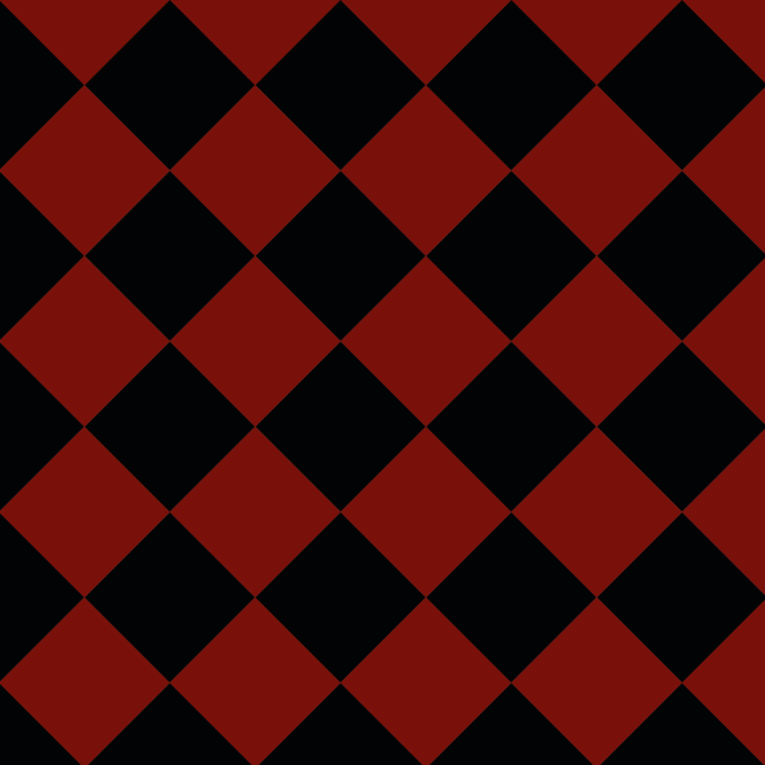 Checkers Terracotta & Black