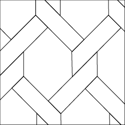 Manor Weave laying pattern diagram